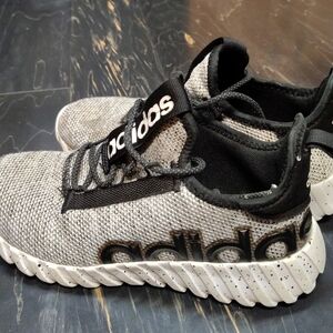 Adidas Kids' Black and White Sneakers